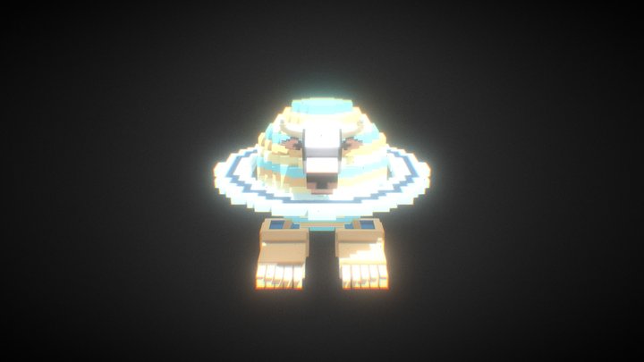 La Vacca Saturno Saturnita 3D Model