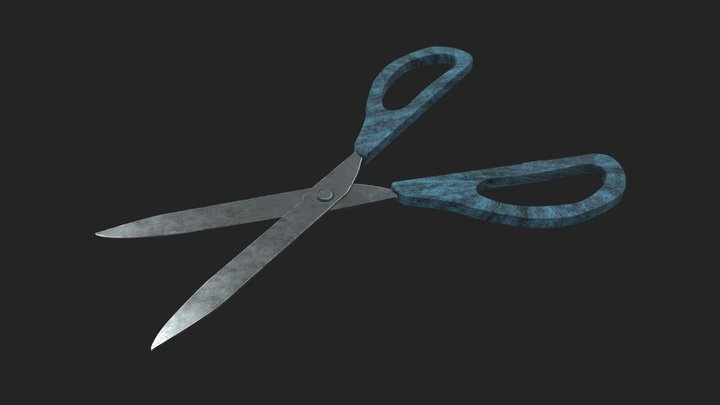 はさみ_
Scissors 3D Model