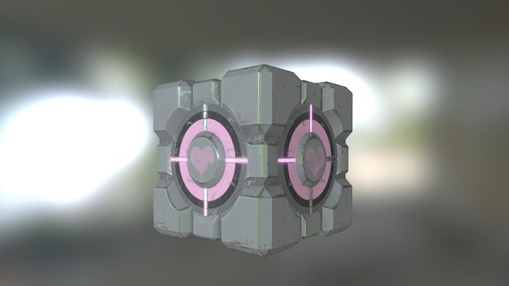 Companion Cube (ExtremeDamage) 3D Model