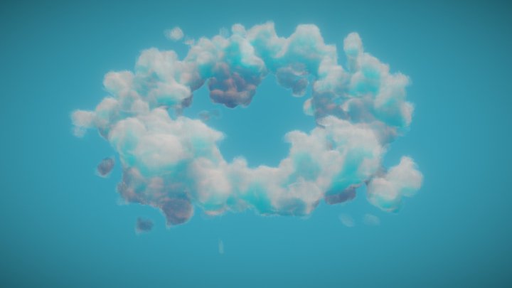 Cloud Ring 3D Model