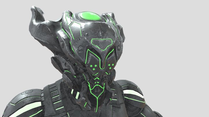 Ant head creature 3D Model