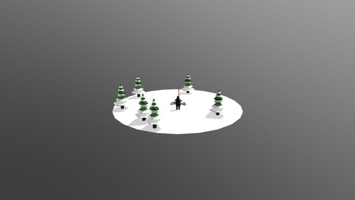 Ice Fishing 3D Model