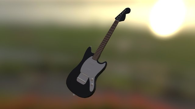 Guitar 3D Model