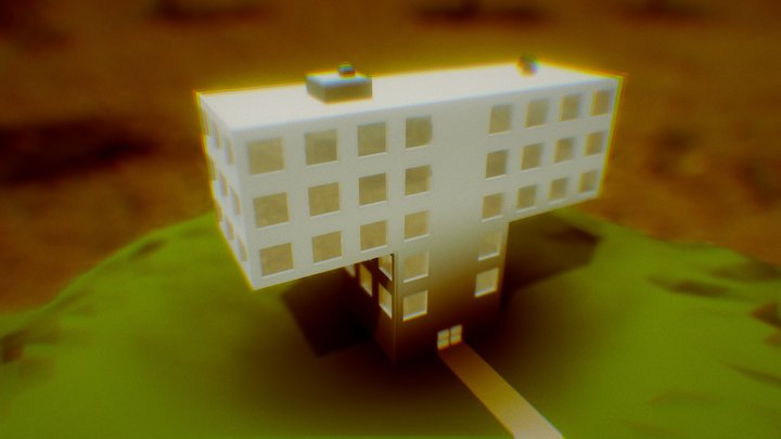 Hotel Tetromino 3D Model