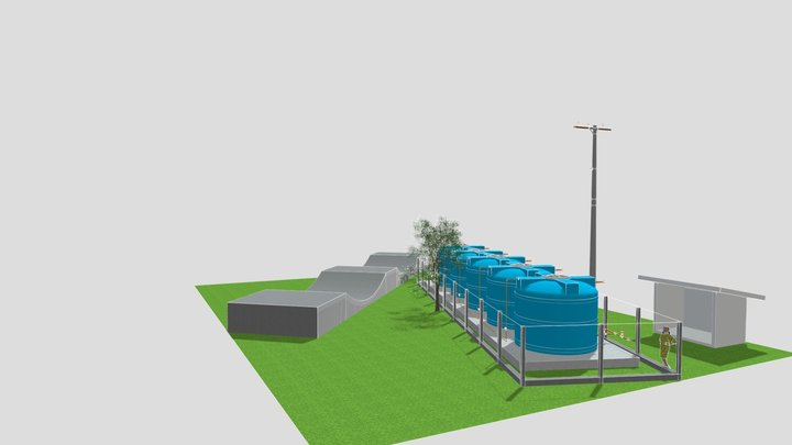 Base Reservatórios 3D Model