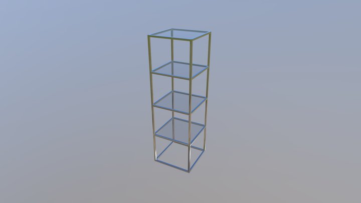 Metal Display Cabinet – Modelo 3D gratuito STL
