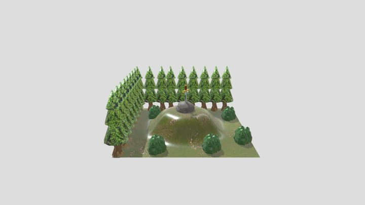 the_sword_in_the_stone 3D Model