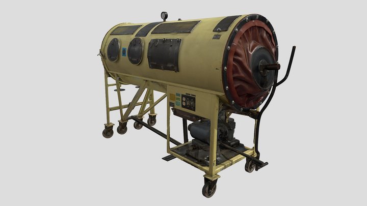 The Pitt School of Public Health Iron Lung 3D Model