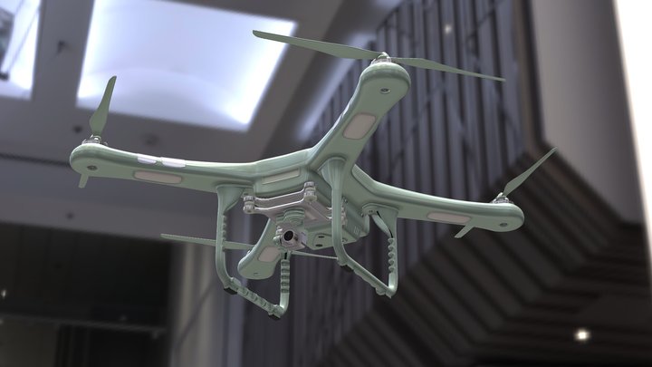 DJI Phantom 3 3D Model