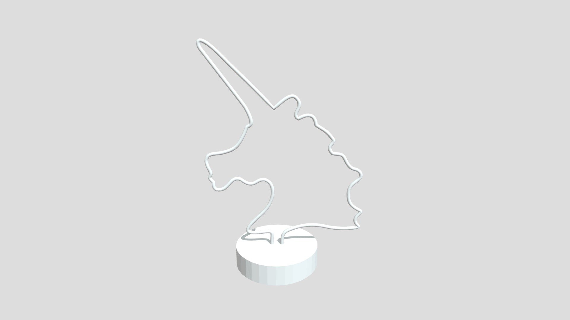 Creative Neon Unicorn