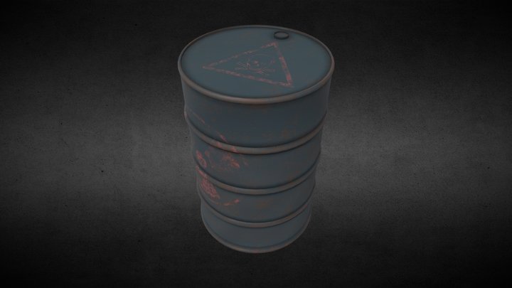 (Free)Rusty Oil drum