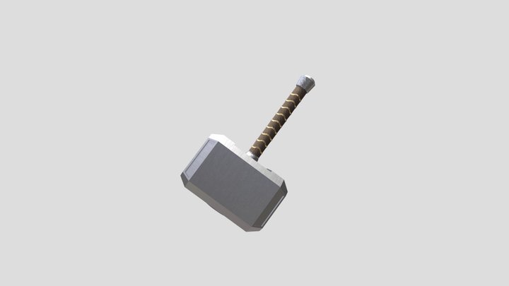Mjölnir // Thors Hammer 3D Model