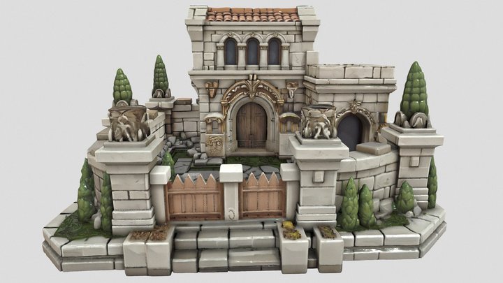 🎭Greek-╳-Estate.//.#.→.𝟙.🔱 – Gratis 3D-model STL
