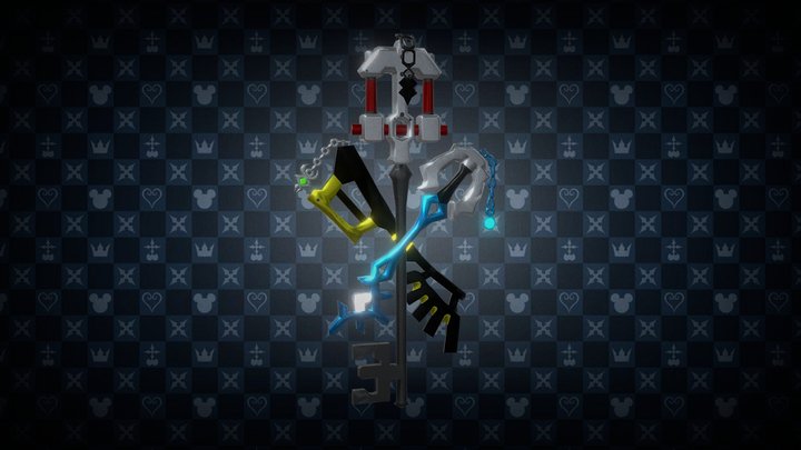 Keyblades 3D Model