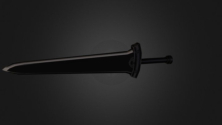 Sword art online kirito sword 3D Model