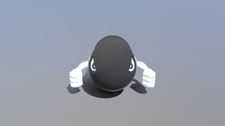 Bullet Bill, Mario 3D Model