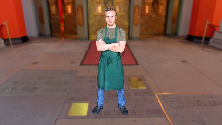 Arms crossed 3D Model