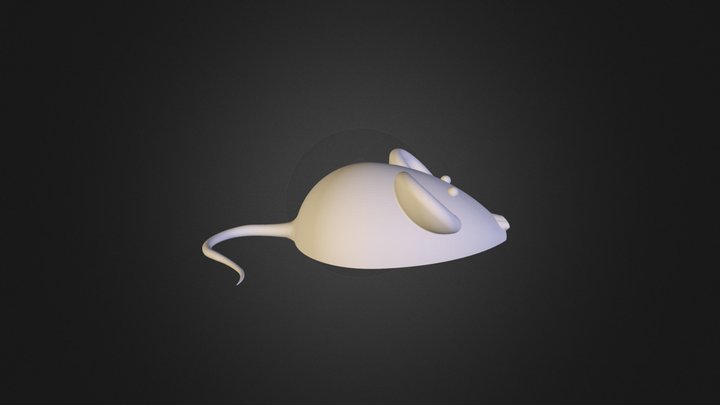 Flower Mouse 3D Model