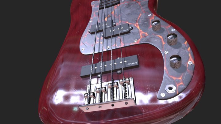 Bass 3D Model