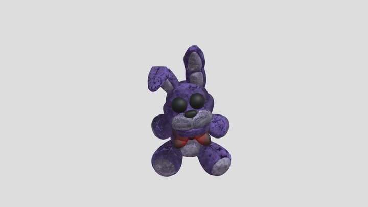 Bonnie Plushie 3D Model