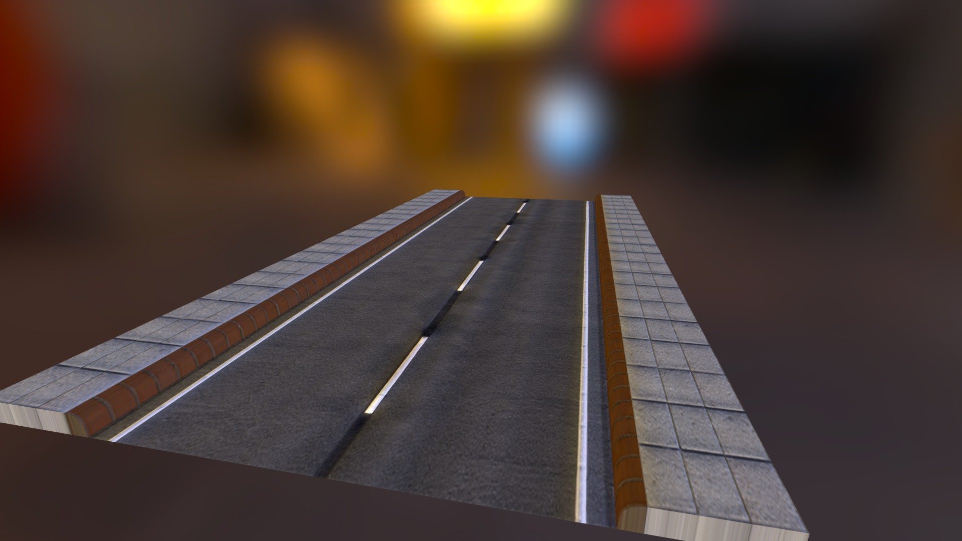 Road_Straight Download Free 3D model by Marcin Gomulak