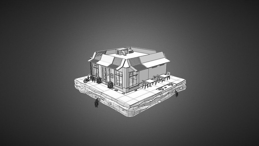Low Poly Cafe