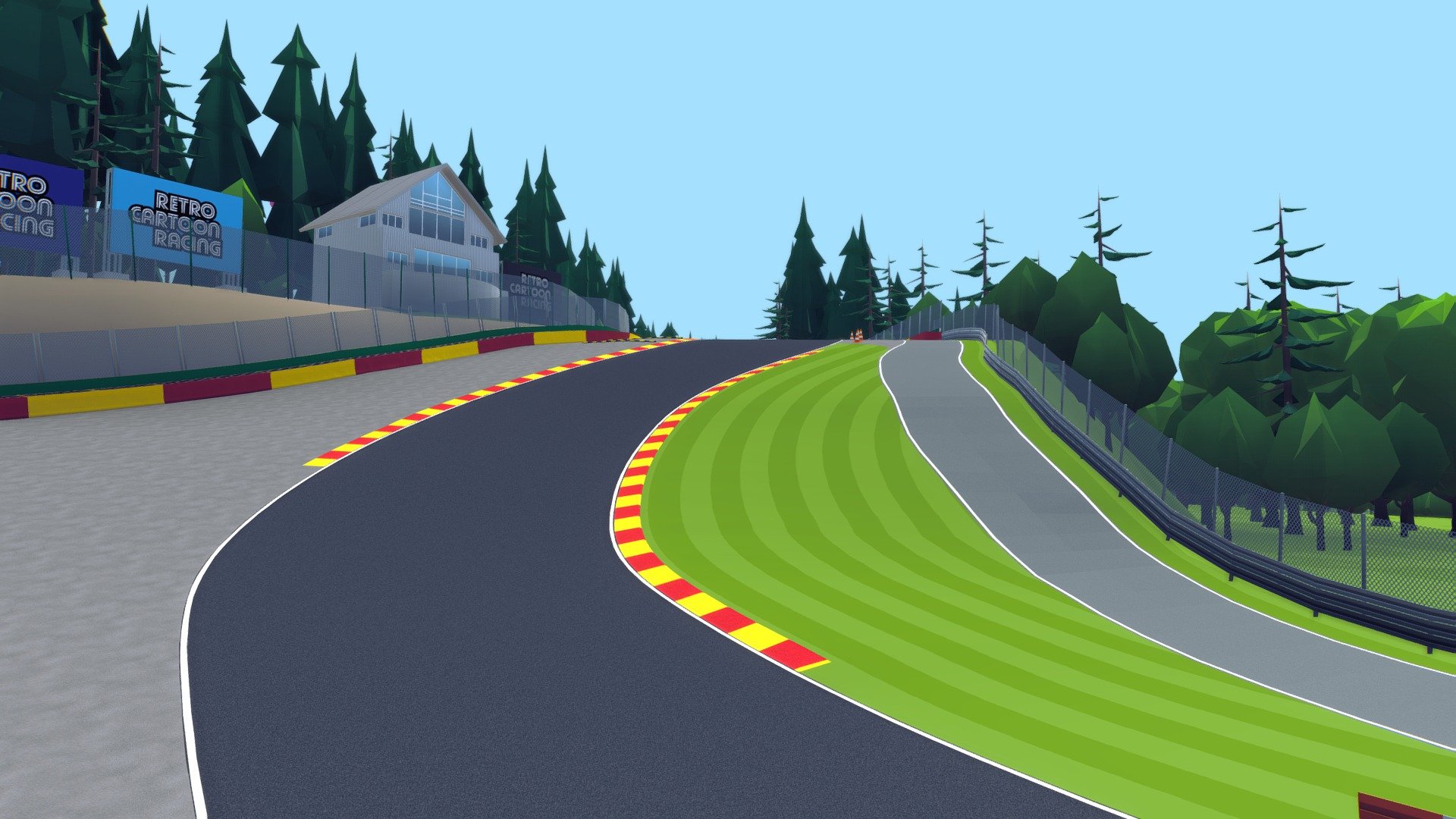 Cartoon Race Track Spa - Buy Royalty Free 3D model by RCC Design