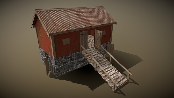 Old Barn 3D Model