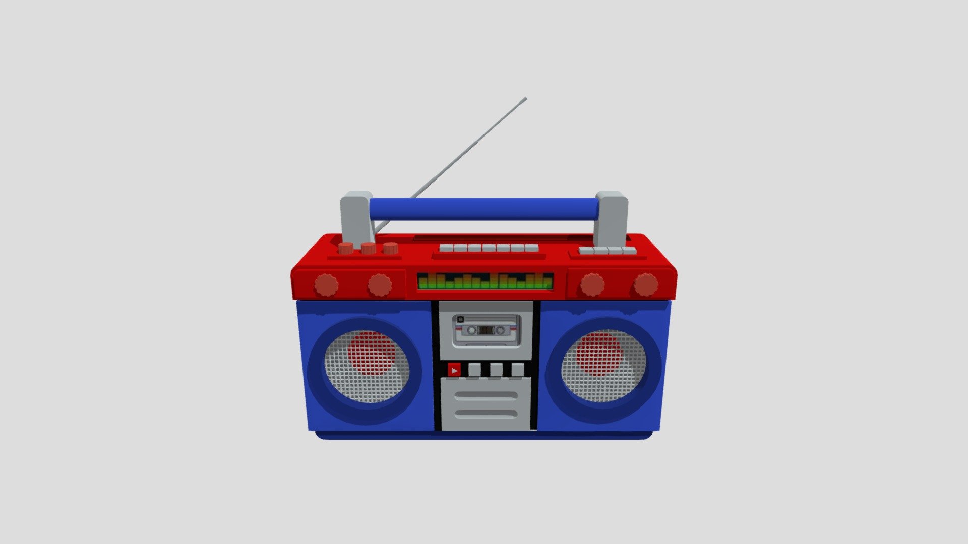 Boombox - 3D model by flyang [27971e0] - Sketchfab