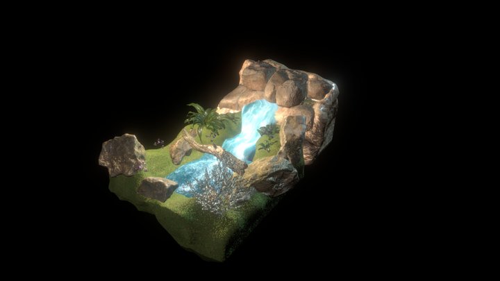 Waterfall 3D models - Sketchfab