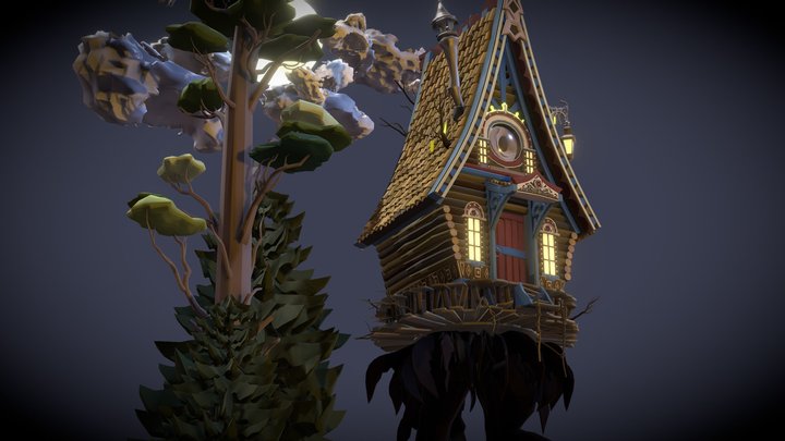 The chicken-legged fairy hut (DRAFT) 3D Model