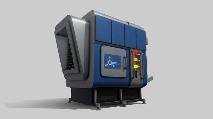 Metabox Model Texturing Machine 3D Model