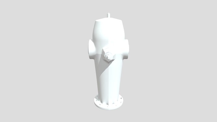 Canadian Hydrant 3D Model