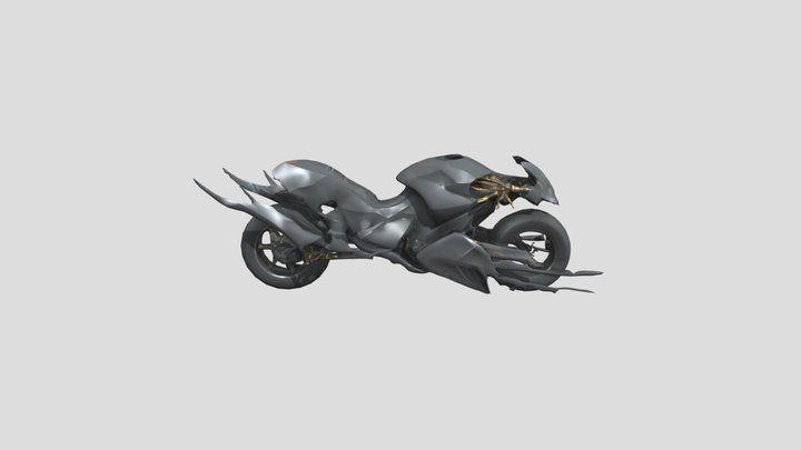 Shadow Serpent Bike 3D Model