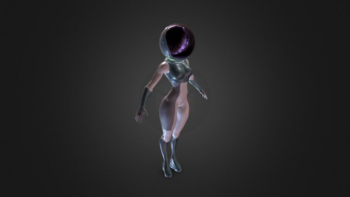 Astronaut character 3D Model