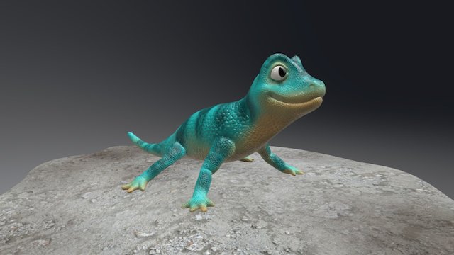 Lagarto 3D Model