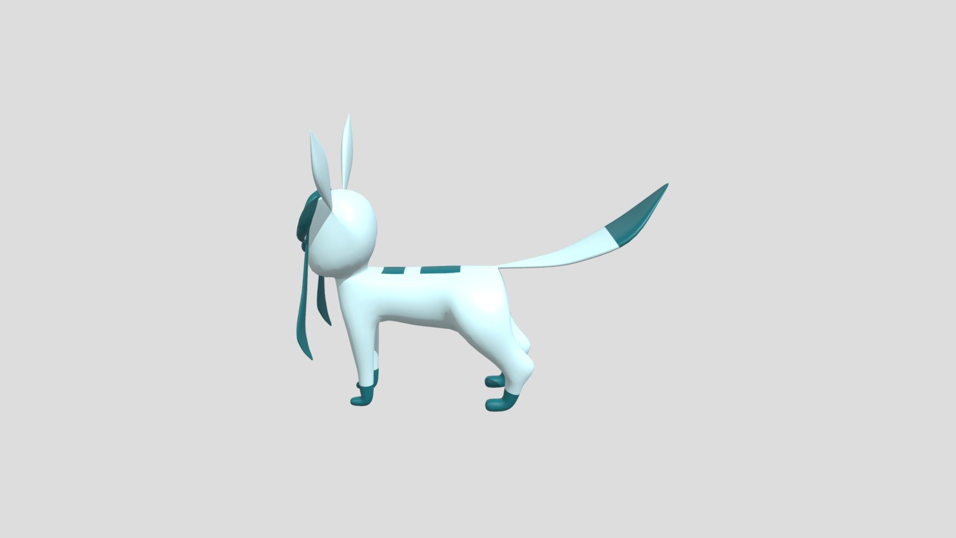 Pokemon Glaceon 3d Model By Leona 33498 [279d401] Sketchfab