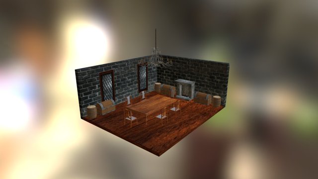 Stage - Dining Room 3D Model