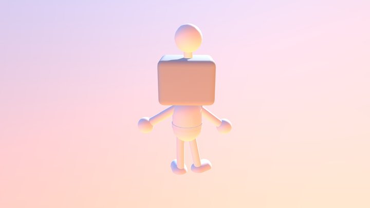 Personagem - Bomberman 3D Model