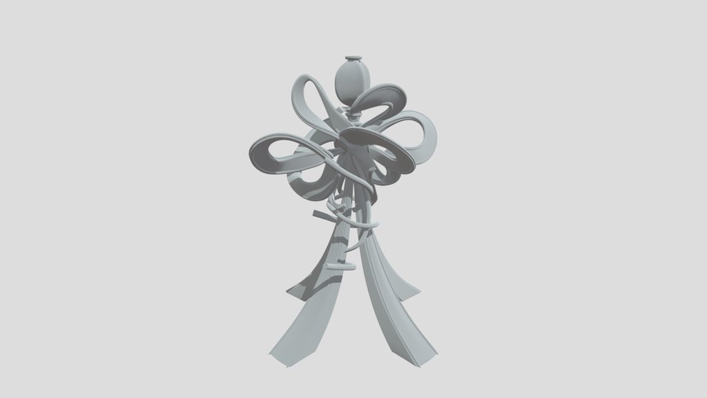 Crimson Ribbon Bow