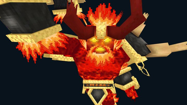 Fire Giant 3D Model