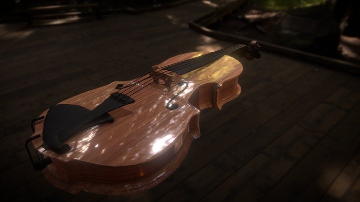 Elegant Violin – Free 3D Model STL