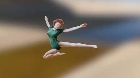 Dancer Embossed 2 3D Model
