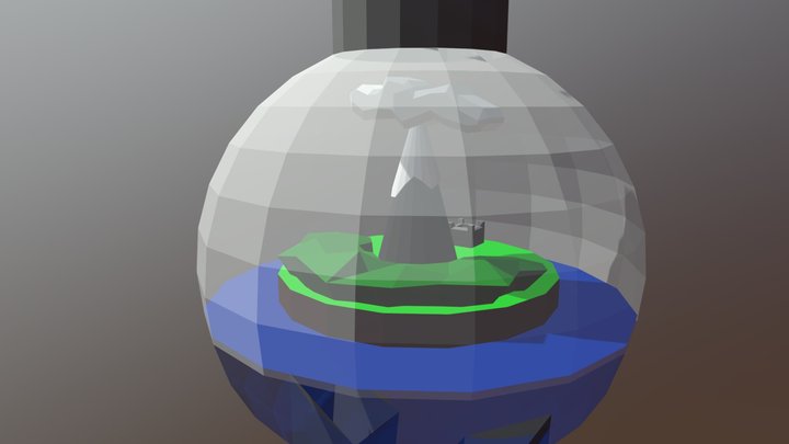 Glass Golem 3D Model