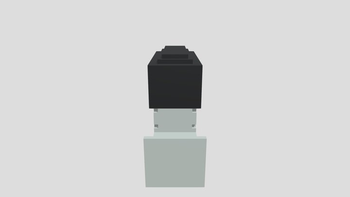 Minecraft camera rig low-poly 3D Model