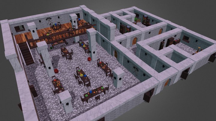Medieval Tavern – Free 3D Model STL