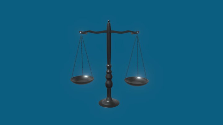 Lady Justice Balance | Balança da justiça. 3D Model