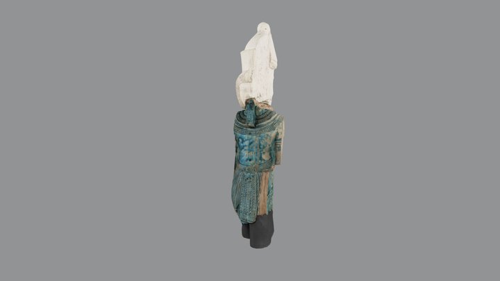 Amenhotep III Statuette 3D Model