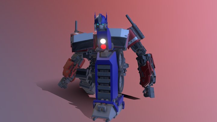 optimus transformation 3D Model