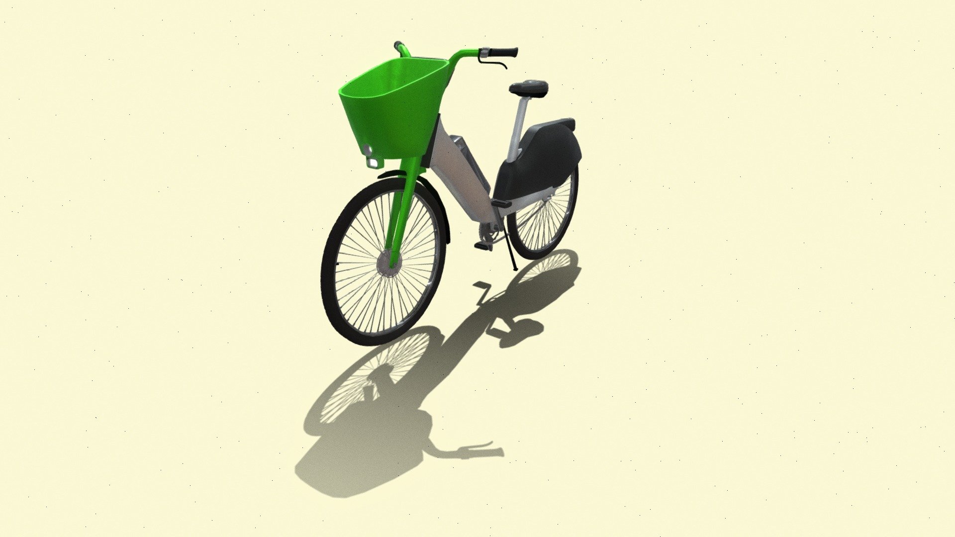 Electric Lime Bike 3D Model 3D model by antagonisingbison287 [27a8e4b